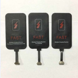 Universal 2A Fast Wireless Qi Charging Receiver for Android iPhone Type C