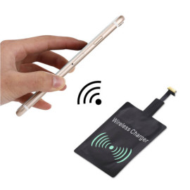 Shenzhen Factory Qi Universal Inductive Wireless Charger Receiver Card Adapter for iPhone