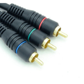 ANALOG 3 RCA COMPONENT VIDEO GOLD PLATED CABLE