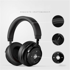 Stereo MP3 Bluetooth V4.2 Headphones CSR Chip Flash Charging Hi-Fi Wireless Headsets
