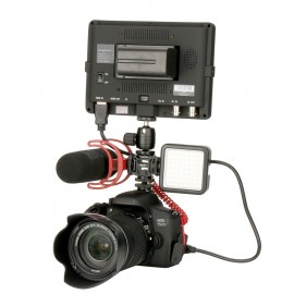 Ulanzi Camera 3 Hot Shoe Mount Mic Adapter LED
